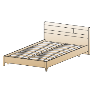 Кровать КР-2862 (1,4х2,0) 